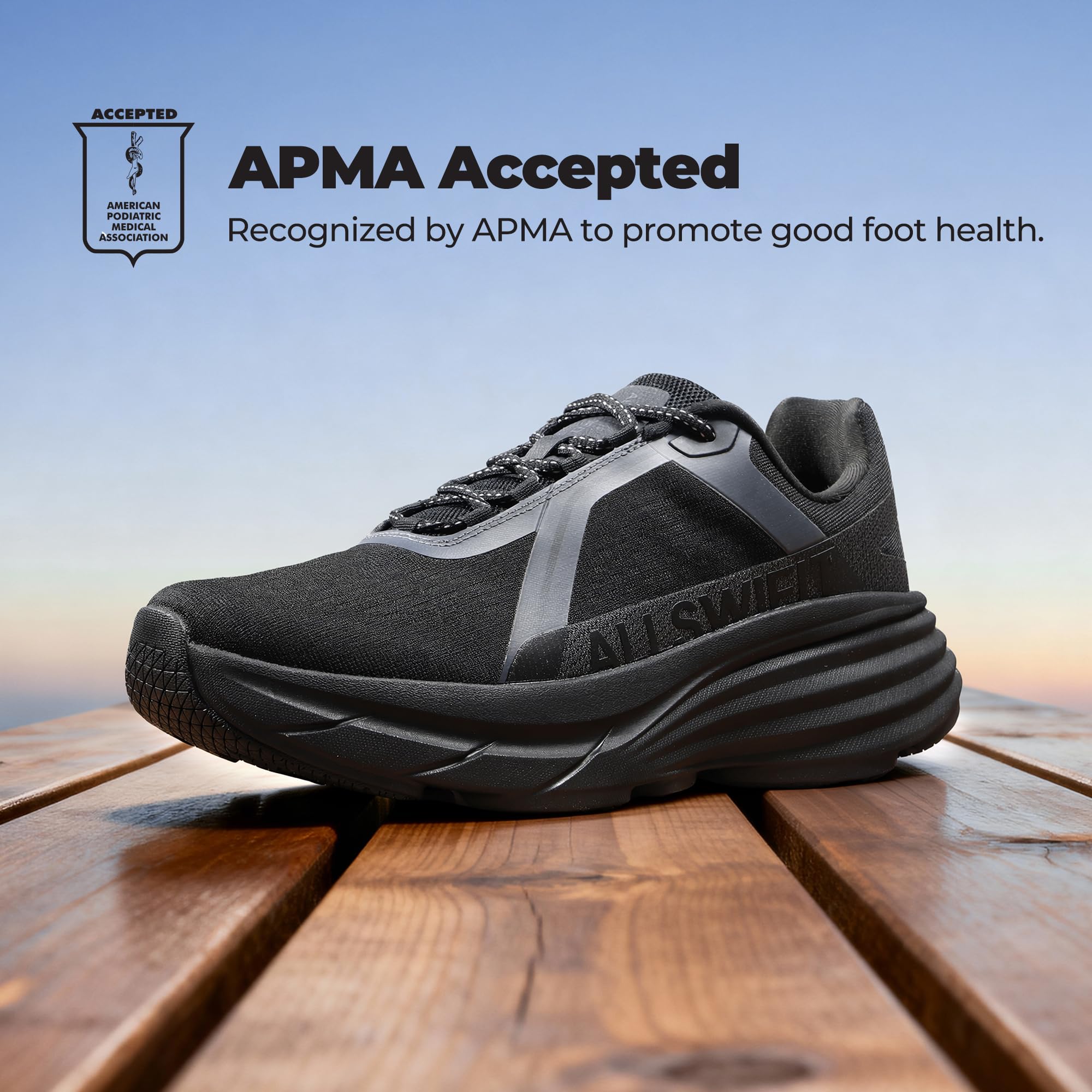 ALLSWIFIT Men's Cushion Lightweight Walking Running Shoes Tennis Non-Slip Comfortable Jogging Workout Gym Athletic Breathable ActiveAiry Fashion Sneakers - Image 4