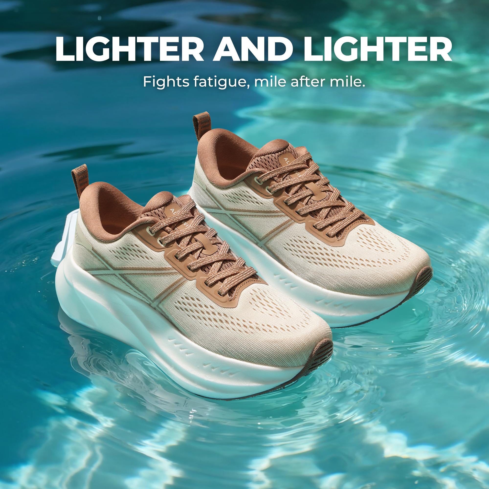 ALLSWIFIT Women's Road Running Shoes Cushion Tennis Shoes Non-Slip Comfortable Lightweight Gym Workout Athletic Arch Support Walking Sneakers Active5K - Image 4