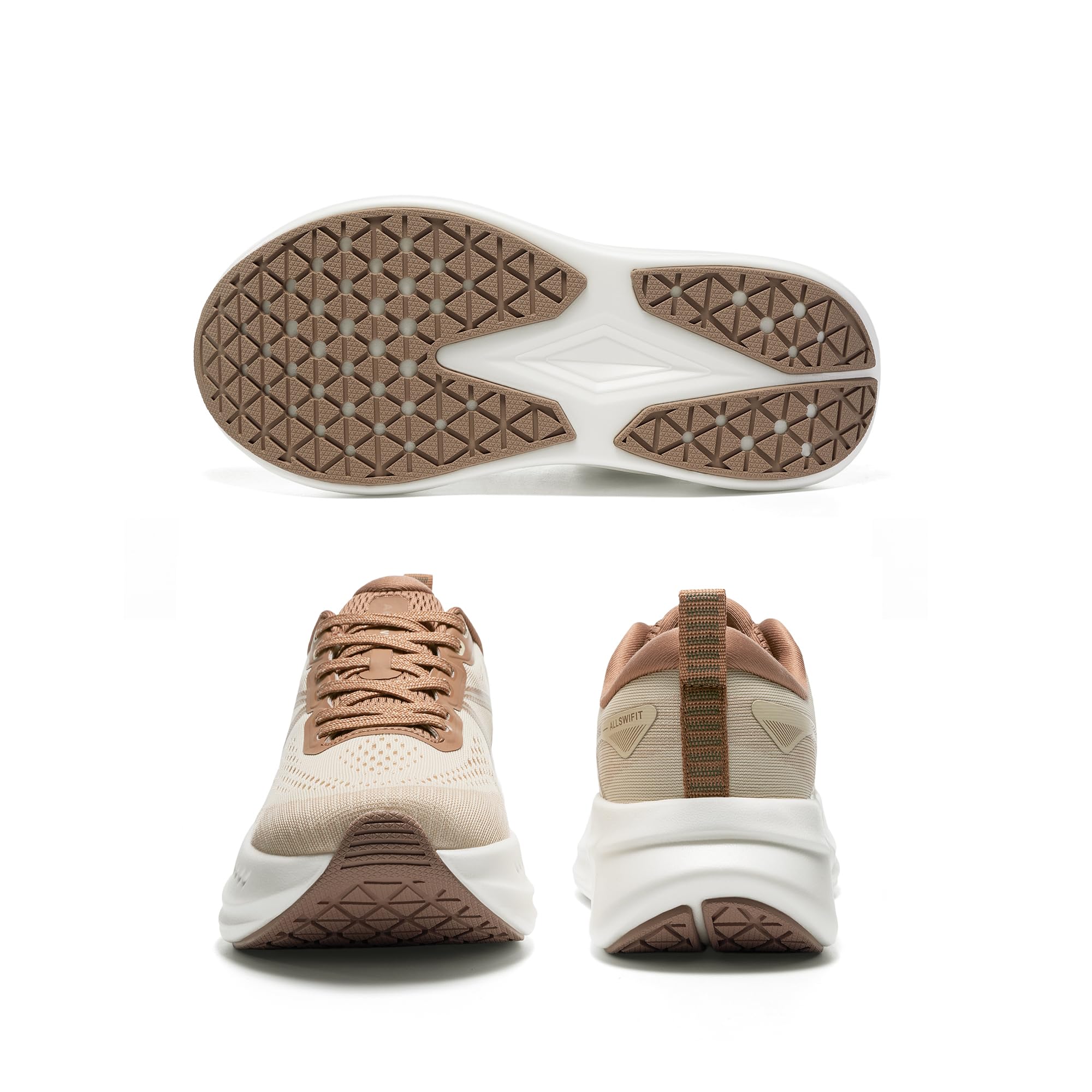 ALLSWIFIT Women's Road Running Shoes Cushion Tennis Shoes Non-Slip Comfortable Lightweight Gym Workout Athletic Arch Support Walking Sneakers Active5K - Image 9