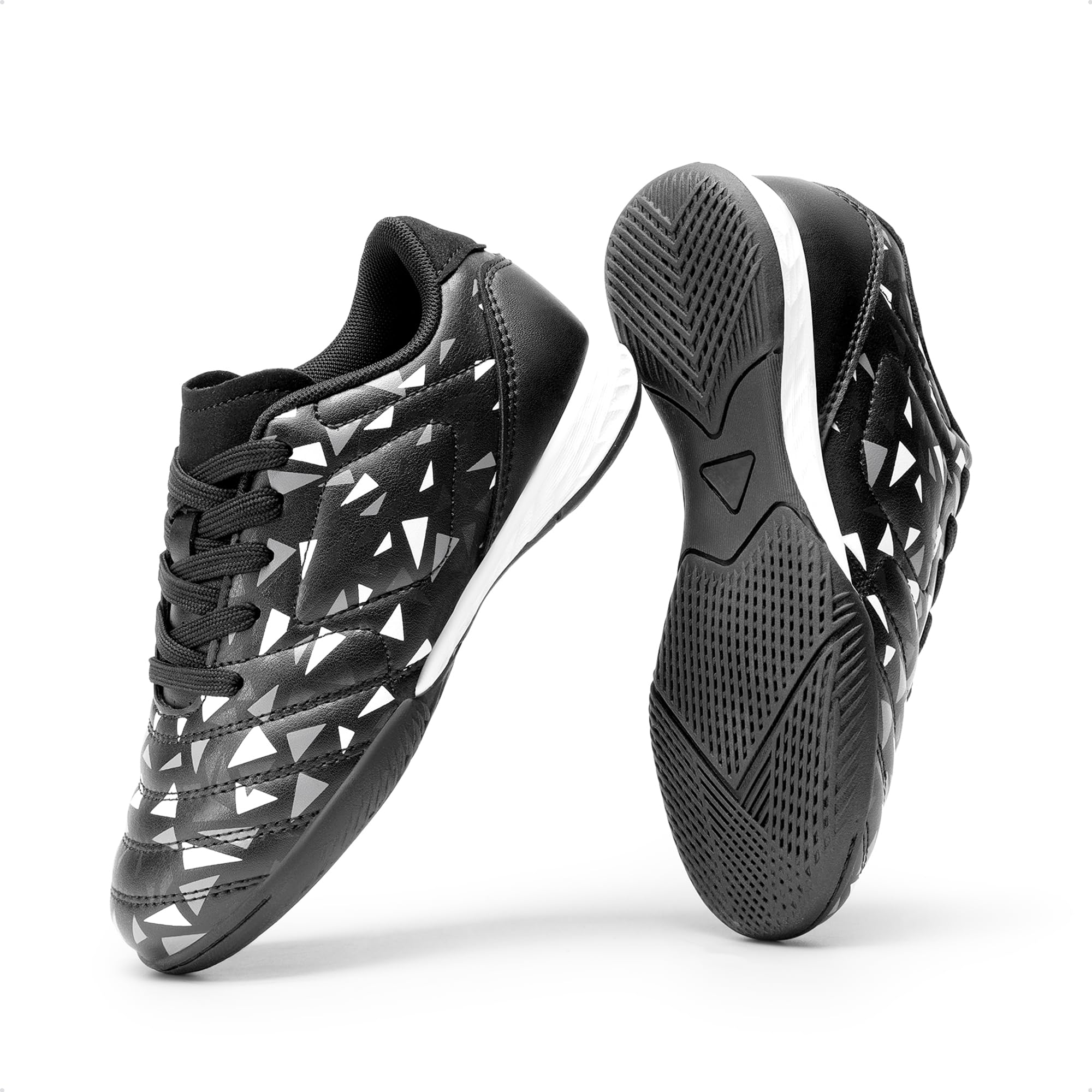 DREAM PAIRS Boys Girls Indoor Sneakers Lace Up Sport Athletic Casual IC Youth Futsal Football Soccer Shoes for Little/Big Kid - Image 4