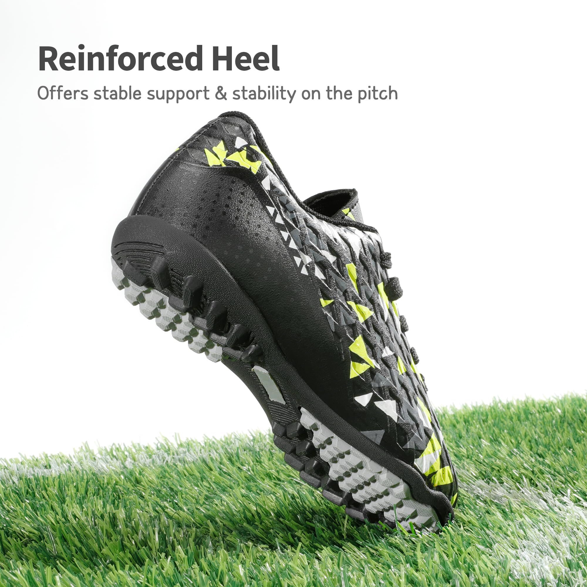 DREAM PAIRS Boys Girls Turf Indoor Soccer Shoes Lace Up Cleats for Little/Big Kid - Image 6