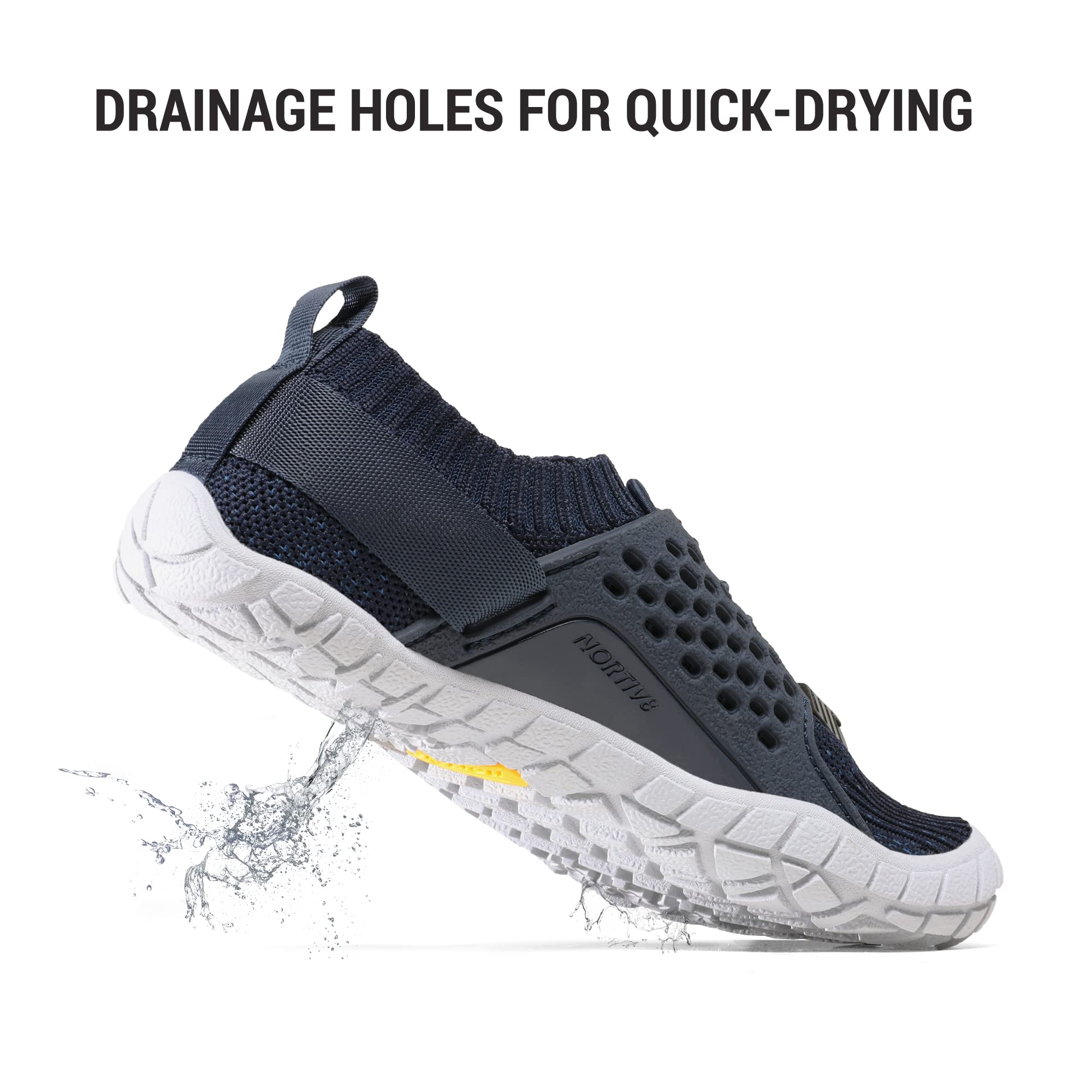 NORTIV 8 Kids Water Shoes, Lightweight Quick Dry Barefoot Athletic Aqua Sports Shoes for Boys & Girls, Outdoor, Summer - Image 4