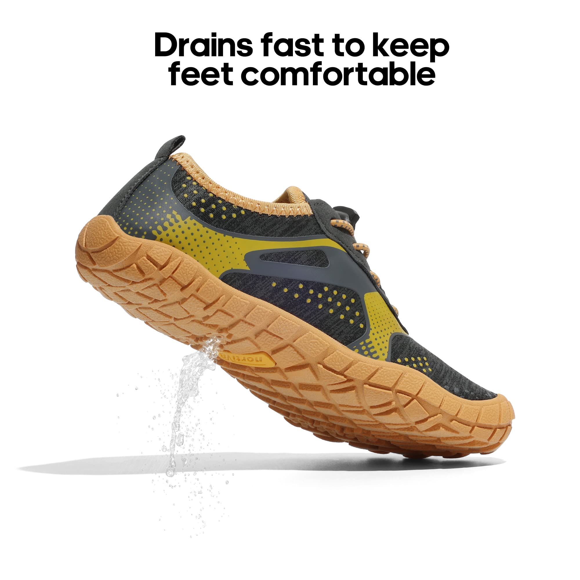 NORTIV 8 Kids Water Shoes, Lightweight Quick Dry Barefoot Athletic Aqua Sports Shoes for Boys & Girls, Outdoor, Summer - Image 4