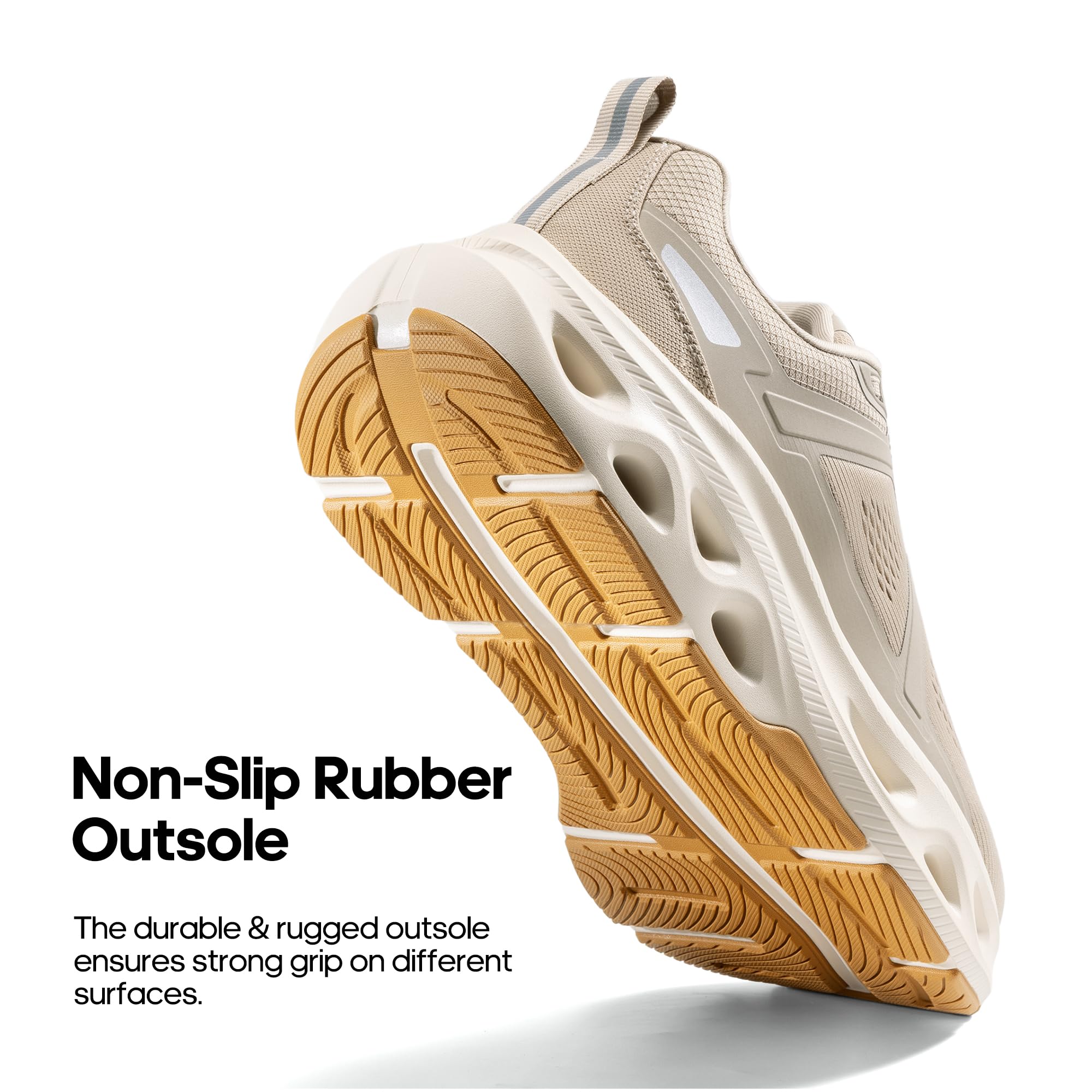 NORTIV 8 Men's Comfortable Walking Shoes MovePropel Athletic Breathable Gym Workout Tennis Jogging Cross Training Non Slip Fashion Running Sneakers - Image 4