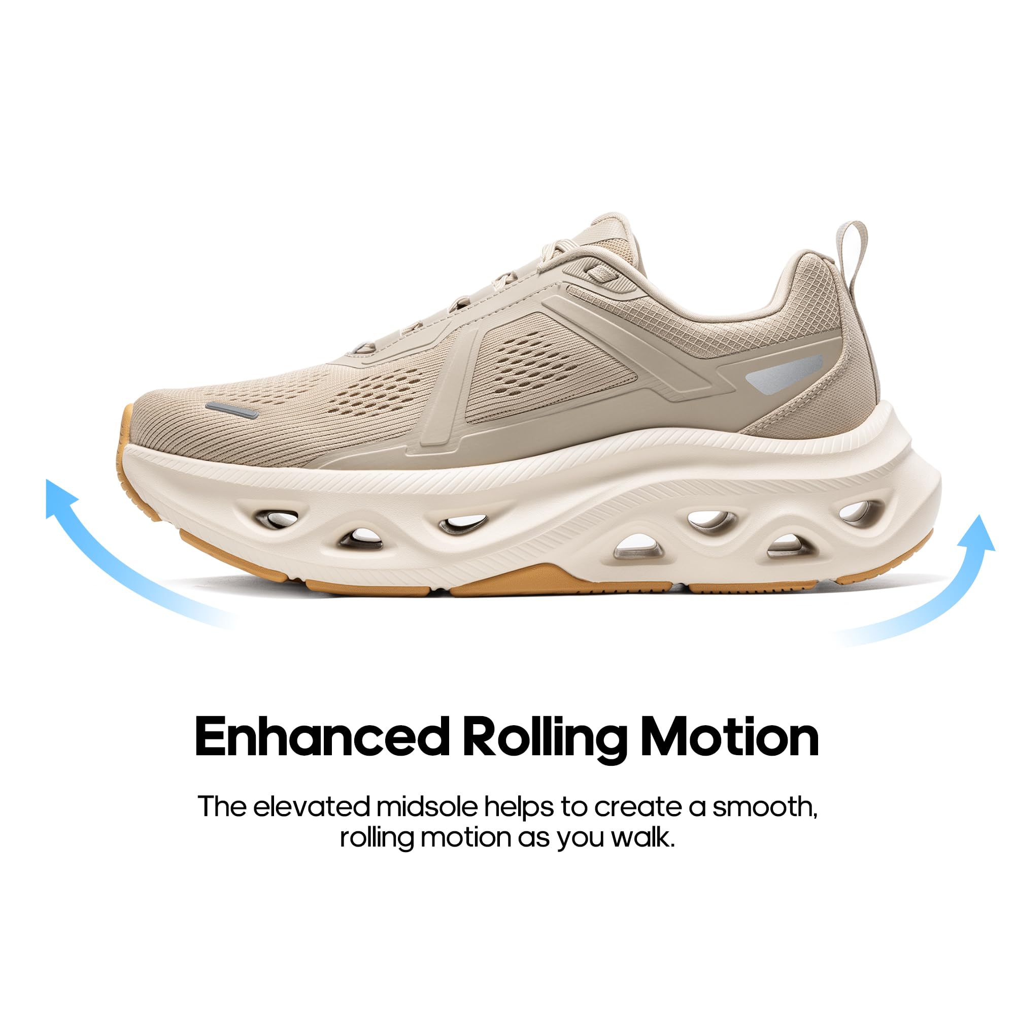 NORTIV 8 Men's Comfortable Walking Shoes MovePropel Athletic Breathable Gym Workout Tennis Jogging Cross Training Non Slip Fashion Running Sneakers - Image 5