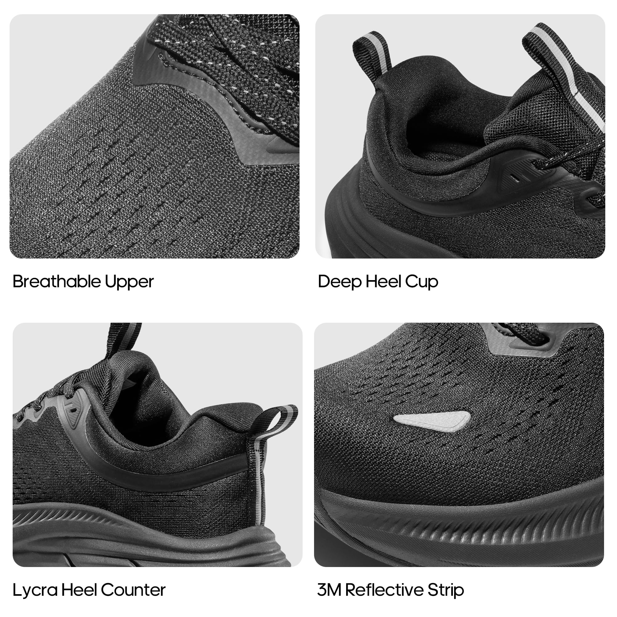 NORTIV 8 Men's Walking Shoes Running Tennis Cushioning ActiveBreeze Non Slip Athletic Gym Workout Comfortable Fashion Sneakers - Image 6