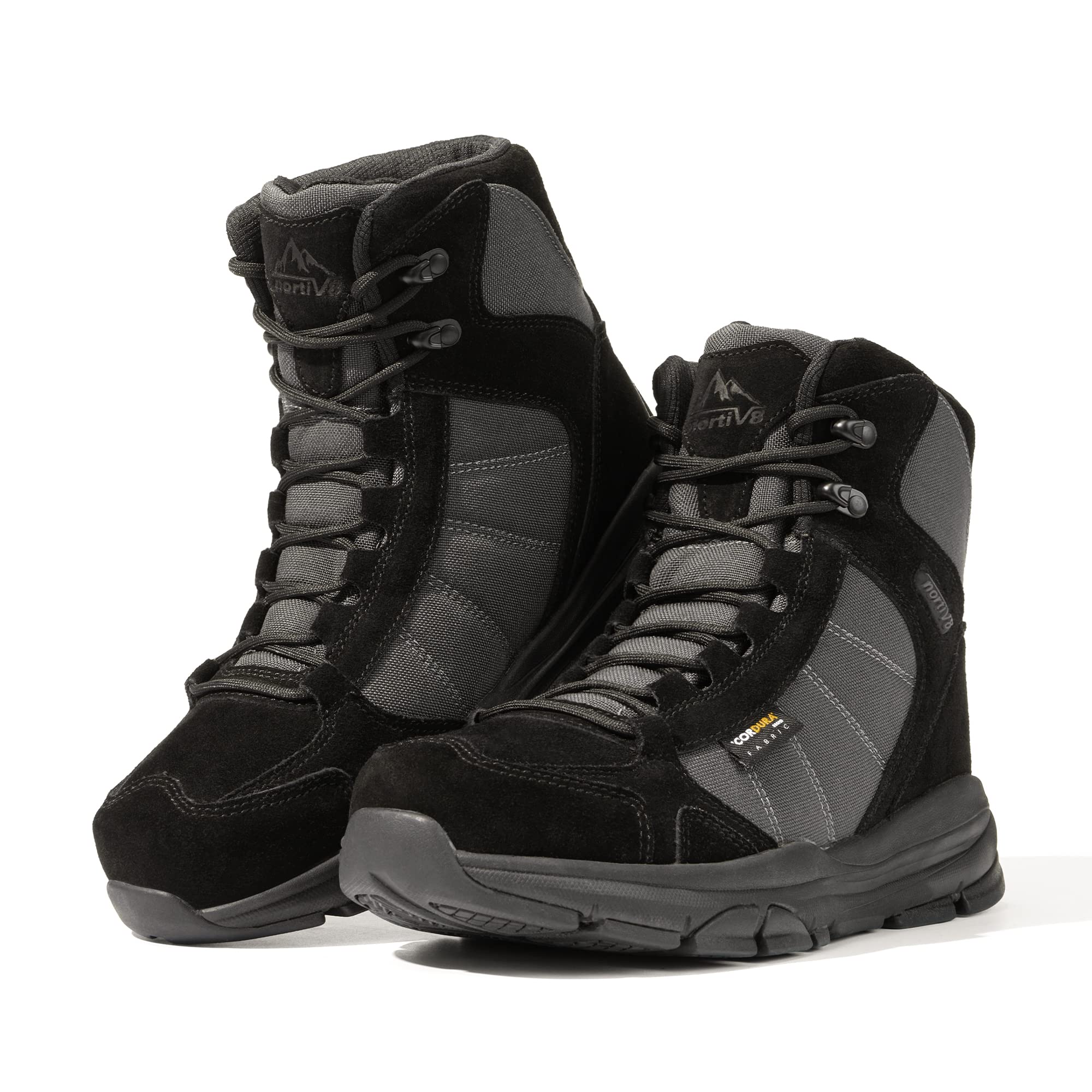 NORTIV 8 Men's Waterproof Lightweight Military Tactical Work Boots Outdoor Hiking Combat Motorcycle Boots - Image 6