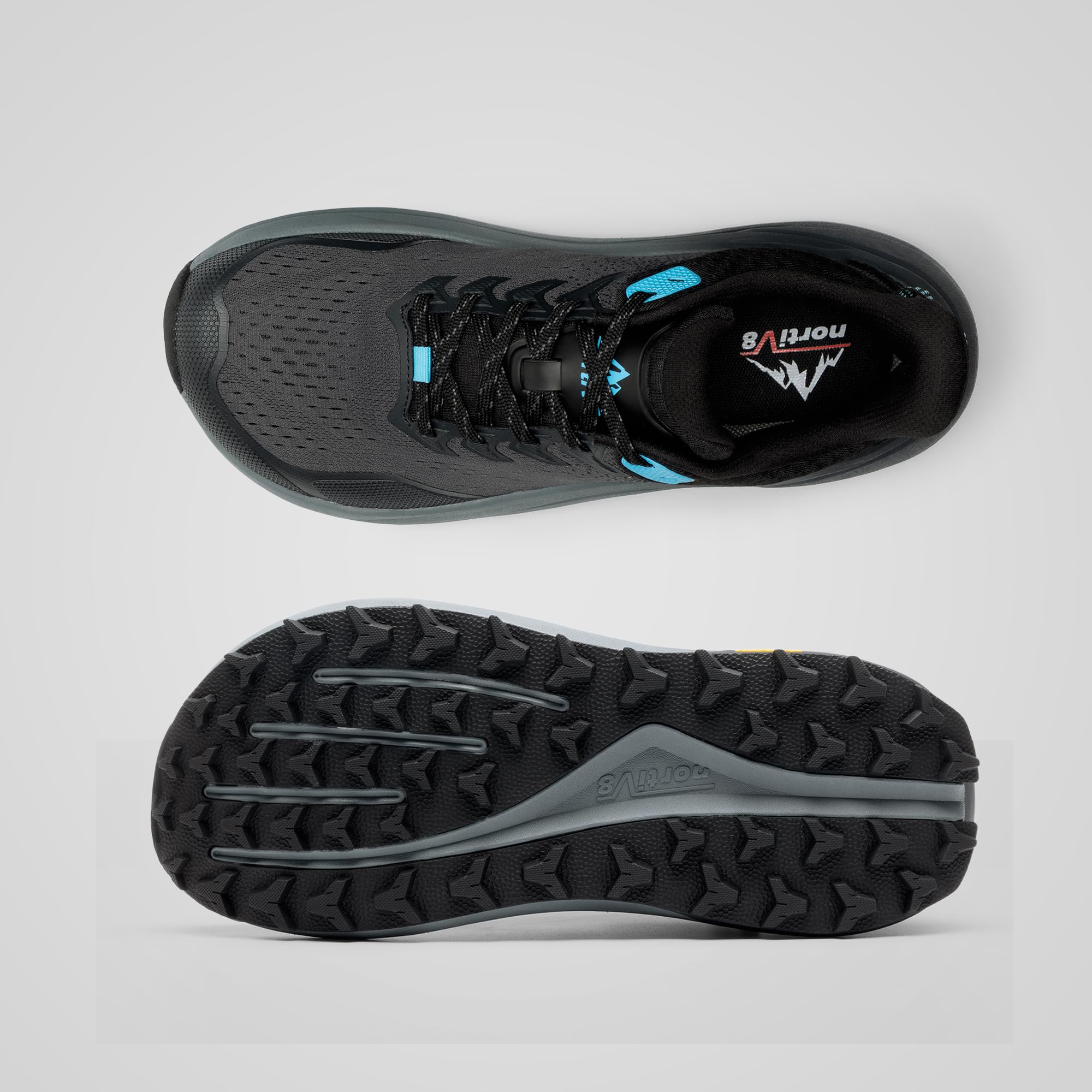 NORTIV 8 Men's Wide Toe Box Trail Running Shoes Cushion Walking Barefoot Tennis Workout Gym Cross Training Shoe Fashion Sneakers Whitney - Image 7