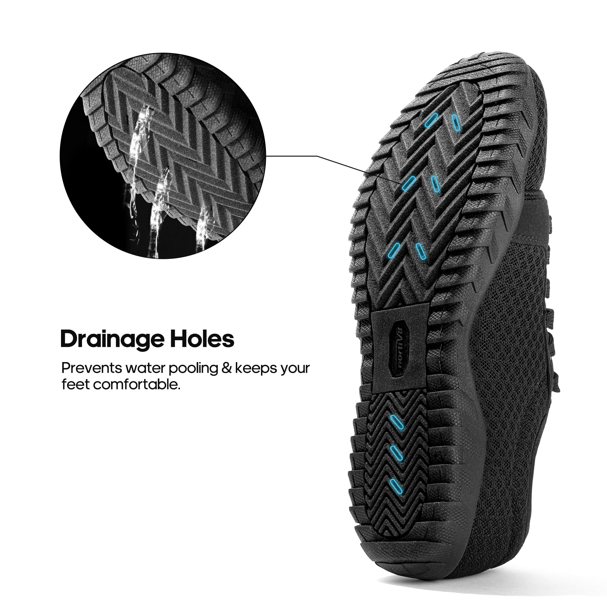 NORTIV 8 Mens Womens Quick Dry Water Shoes - Barefoot Aqua Swim Shoes for Beach Sports, Fishing, Hiking, Boating & Surfing - Image 5