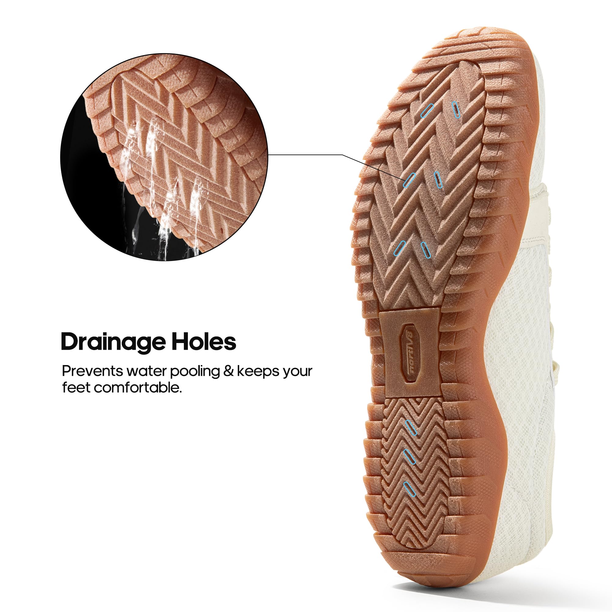 NORTIV 8 Mens Womens Quick Dry Water Shoes - Barefoot Aqua Swim Shoes for Beach Sports, Fishing, Hiking, Boating & Surfing - Image 5