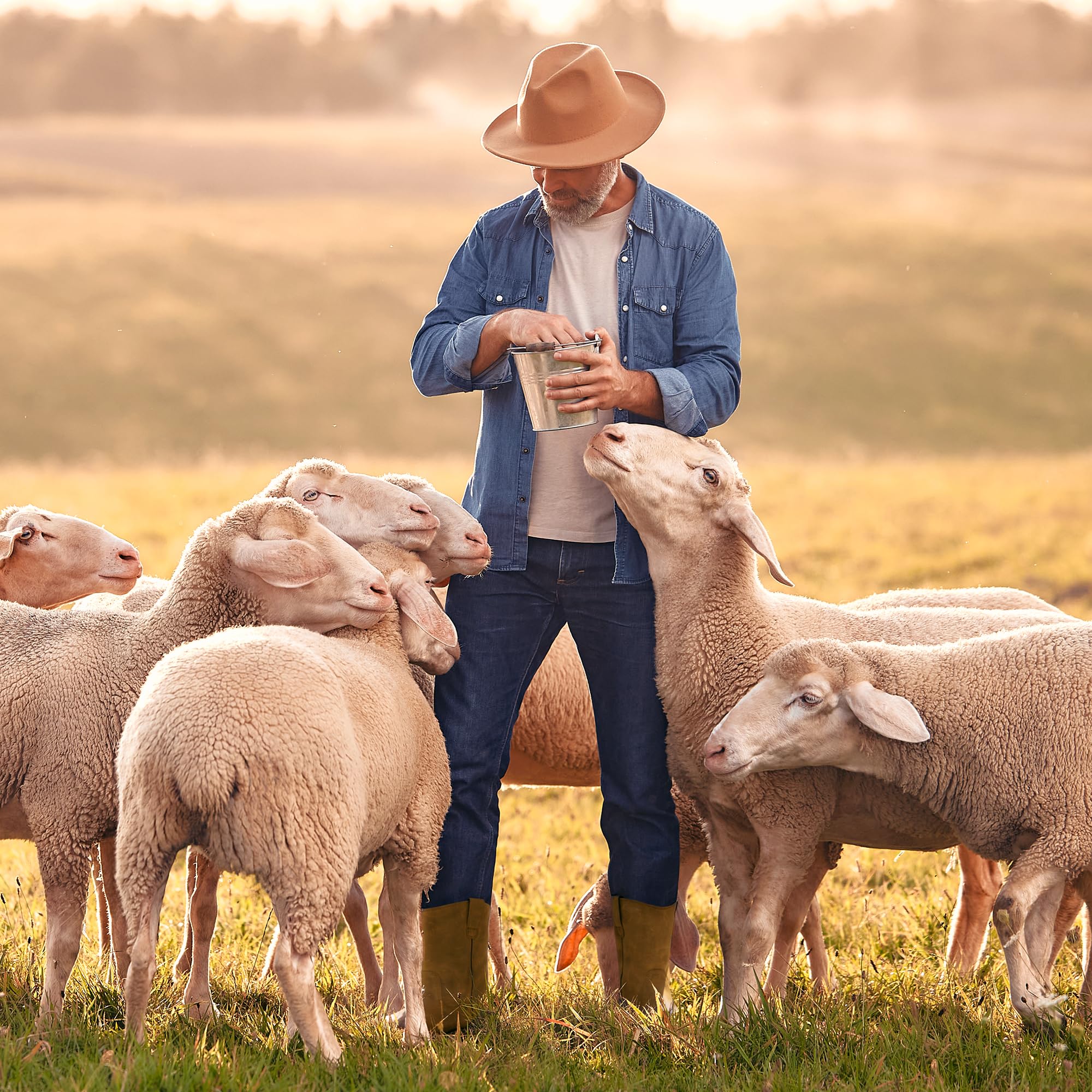 NORTIV 8 Steel Toe Work Boots for Men – Waterproof Pull on Wellington Cowboy Boots for Men with Full-grain Leather for Construction, Farming Bronco Stormrider - Image 8