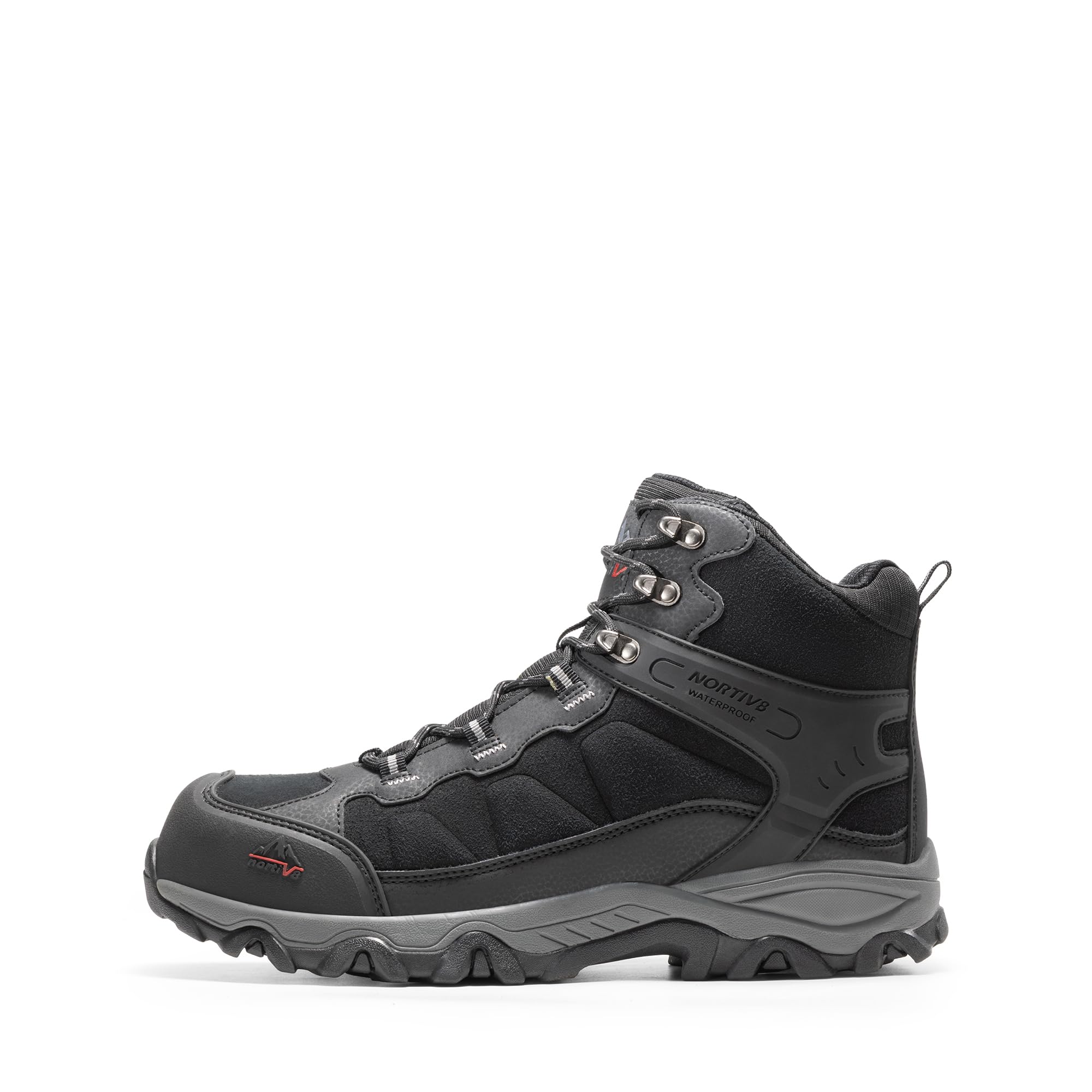 NORTIV 8 Waterproof Steel Toe Boots for Men Slip Resistant Safety Industrial Boots Paladin-Steel - Image 9