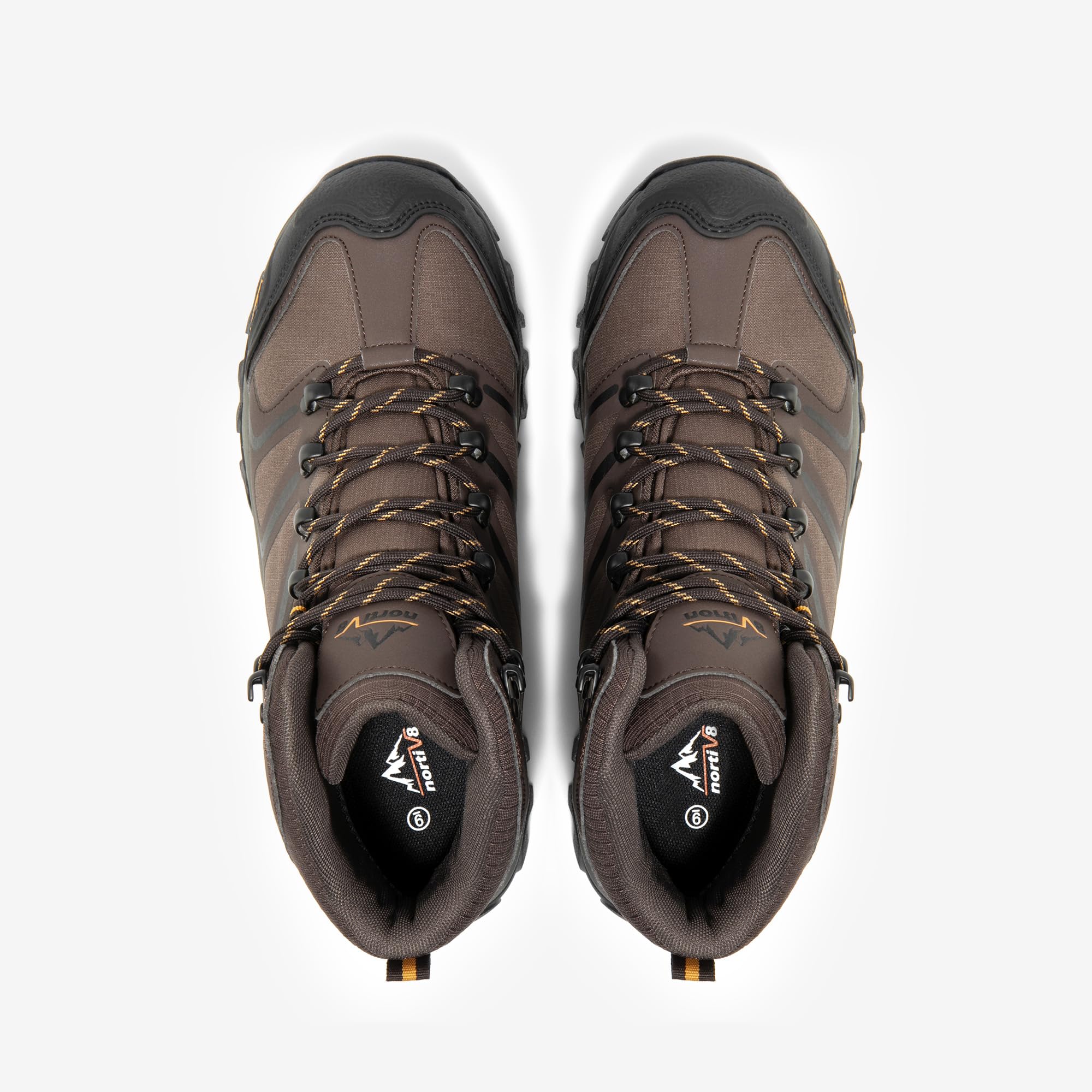 NORTIV 8 Waterproof Work Boots for Men Steel Toe Safety Construction Boots ARMADILLO-STL - Image 8