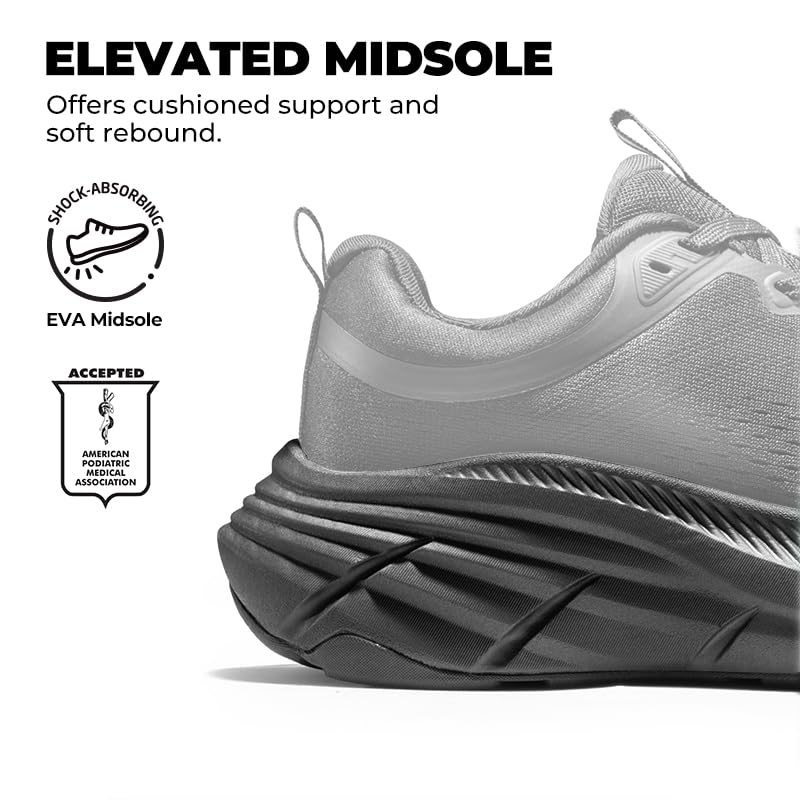 NORTIV 8 Women's Walking Shoes Cushion Comfortable ActiveBreeze Running Tennis Shoes Non-Slip Workout Gym Sports Athletic Breathable Fashion Sneakers - Image 5