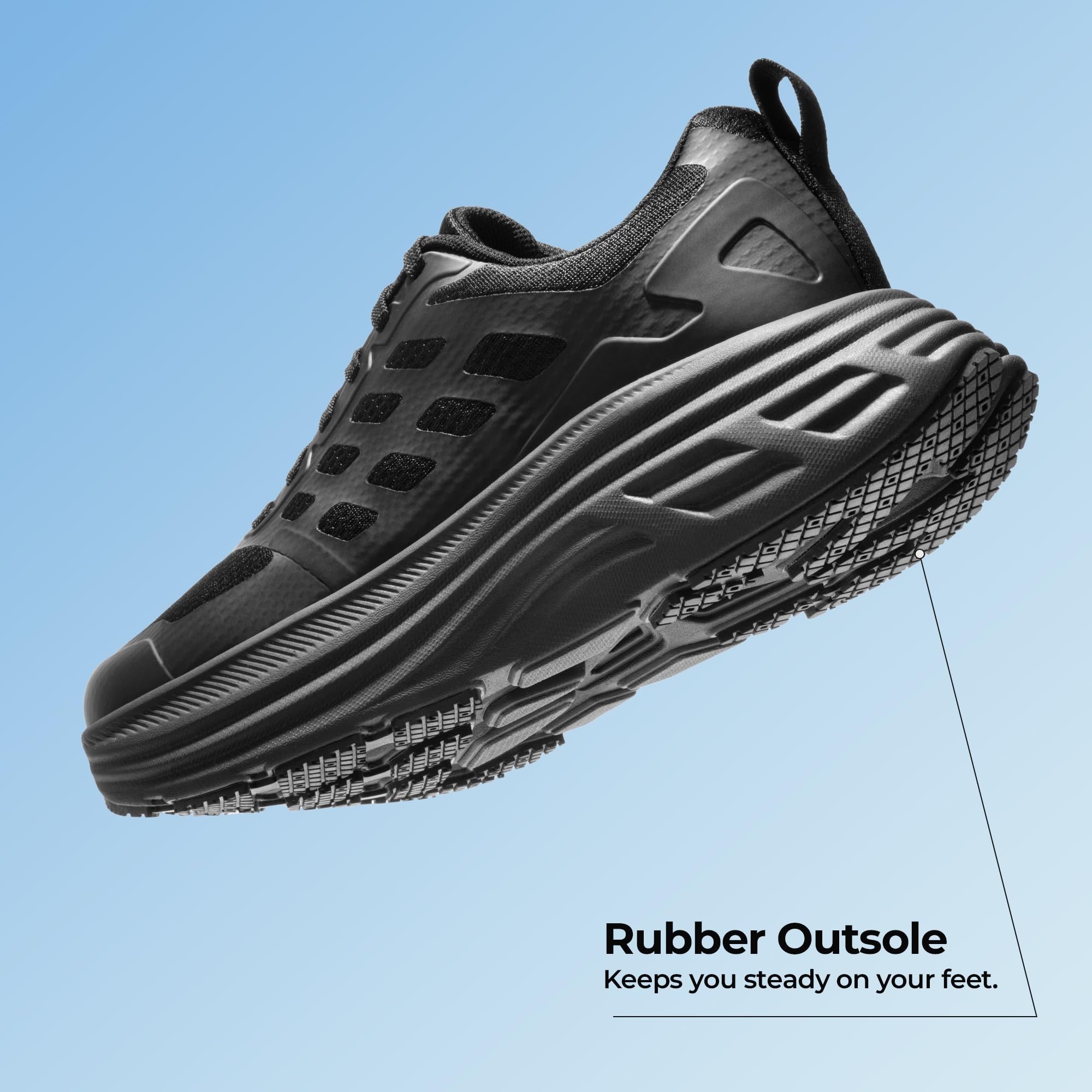 NORTIV 8 Women's Walking Shoes Cushion Running Tennis Shoes ActiveFloat Non-Slip Comfortable Breathable Workout Gym Sports Athletic Fashion Sneakers - Image 4